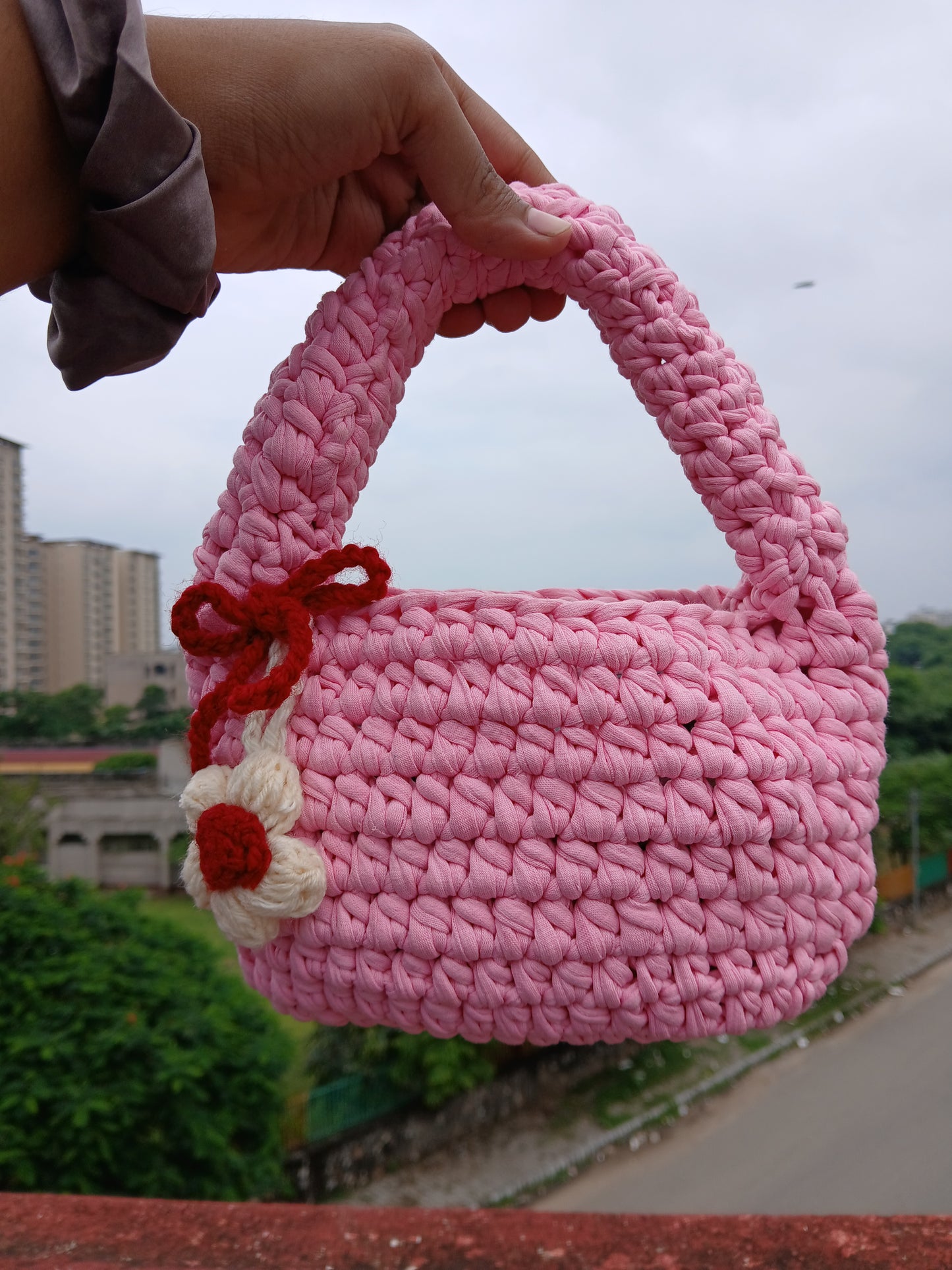 Pink Tshirt bag