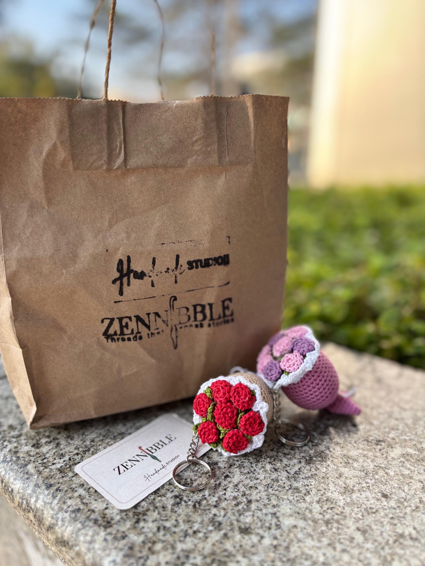 Bouquet Keychain