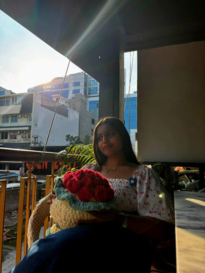 Big rose bouquet