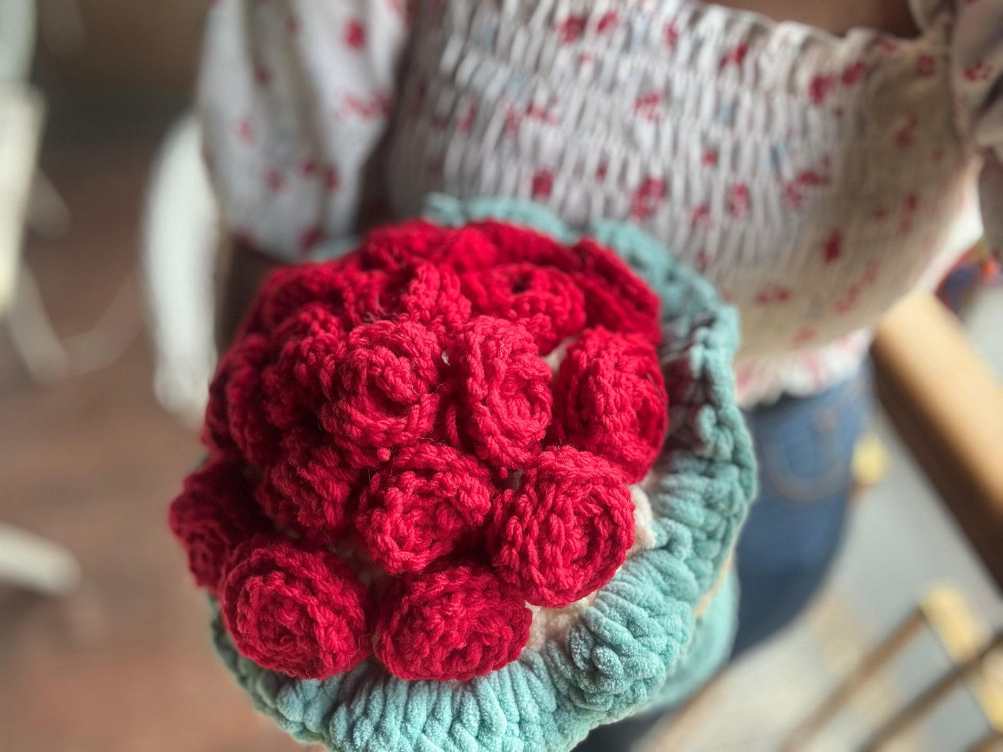 Big rose bouquet