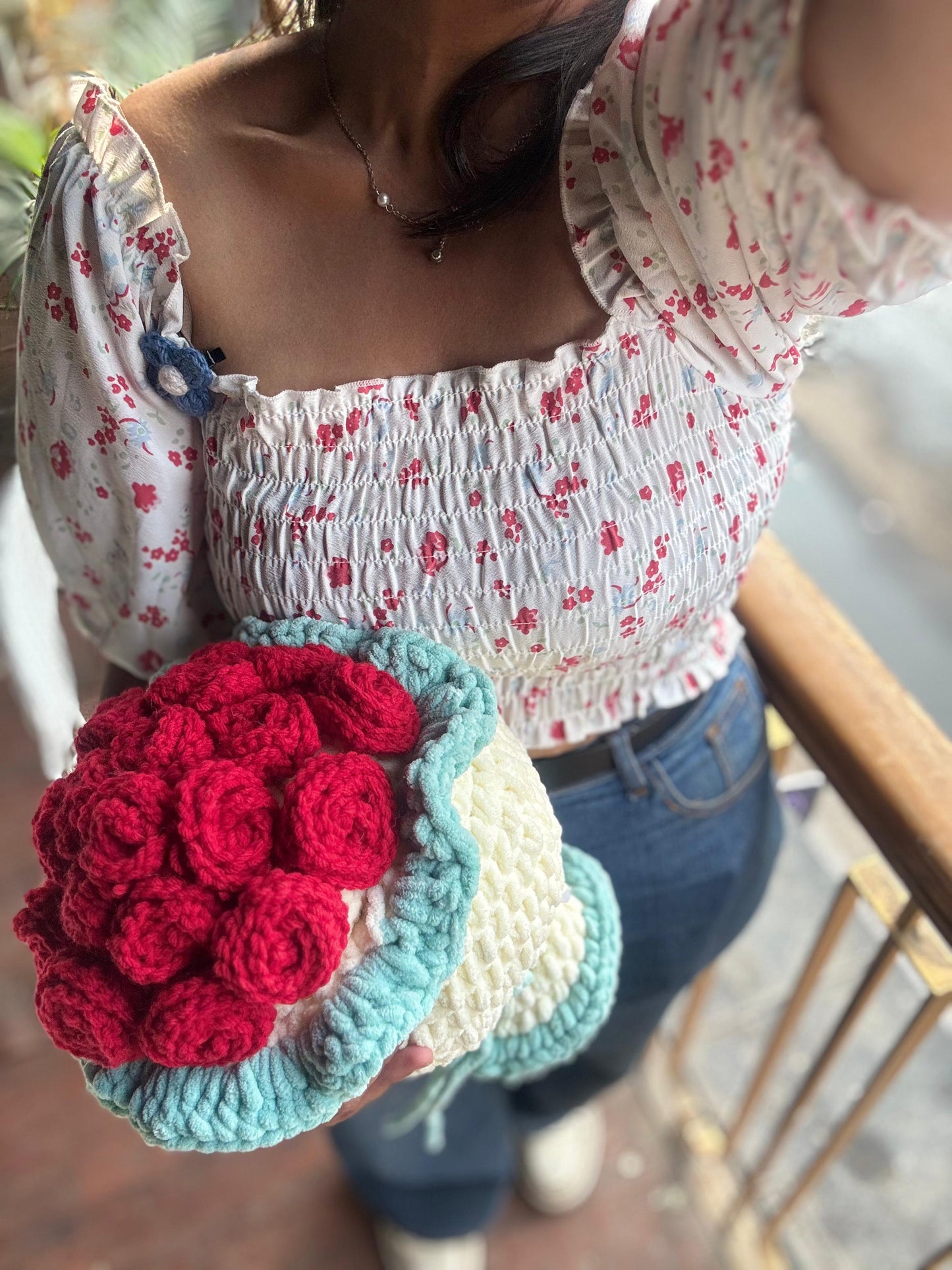 Big rose bouquet